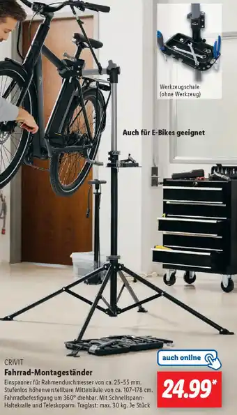 Lidl CRIVIT Fahrrad-Montageständer Angebot