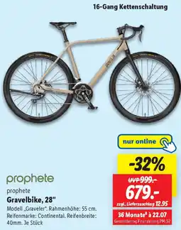 Lidl prophete Gravelbike, 28" Angebot