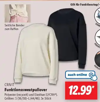 Lidl CRIVIT Funktionssweatpullover Angebot