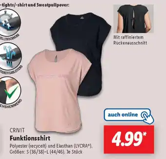 Lidl CRIVIT Funktionsshirt Angebot