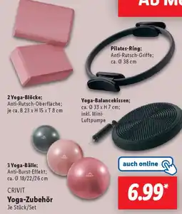 Lidl CRIVIT Yoga-Zubehör Angebot