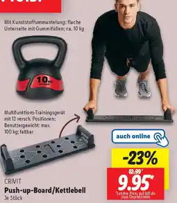 Lidl CRIVIT Push-up-Board/Kettlebell Angebot