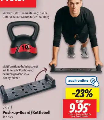 Lidl CRIVIT Push-up-Board/Kettlebell Angebot