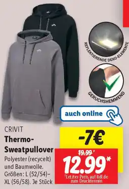 Lidl CRIVIT Thermo- Sweatpullover Angebot