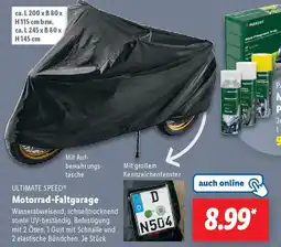 Lidl ULTIMATE SPEED Motorrad-Faltgarage Angebot