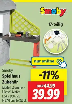 Lidl Smoby Spielhaus Zubehör Angebot