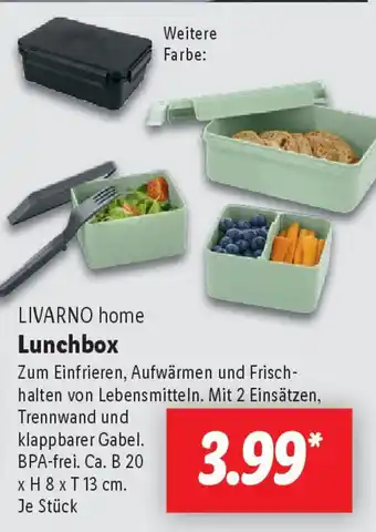 Lidl LIVARNO home Lunchbox Angebot