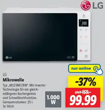 Lidl LG Mikrowelle Angebot