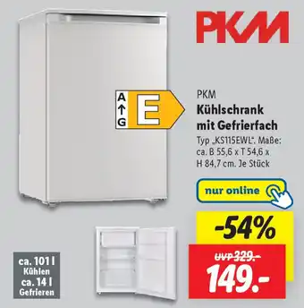 Lidl PKM Kühlschrank mit Gefrierfach Angebot