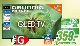 Expert Klein GRUNDIG QLED TV 43 GUB 7440 Q Angebot