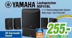 Expert Klein YAMAHA Lautsprecher NSP41BL Angebot