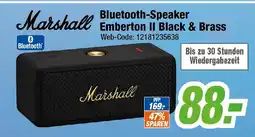 Expert Klein Marshall Bluetooth Emberton II Black & Brass Angebot