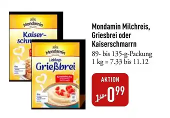 Galeria Markthalle Mondamin Milchreis, Griesbrei oder Kaiserschmarrn Angebot