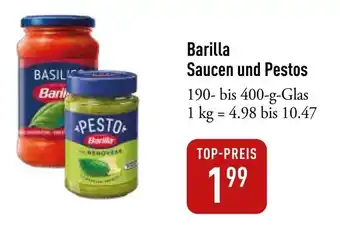 Galeria Markthalle Barilla Saucen und Pestos Angebot