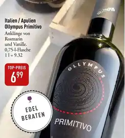 Galeria Markthalle Ollympus Primitivo Angebot