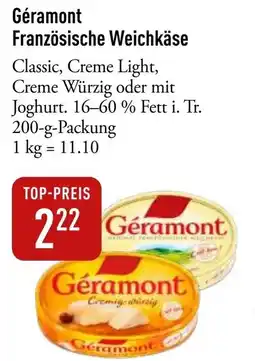 Galeria Markthalle Géramont Französische Weichkäse Angebot