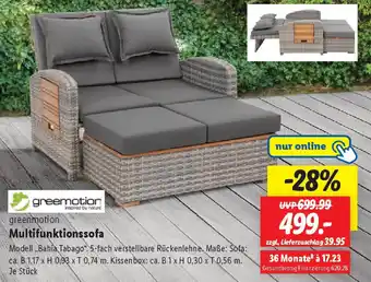 Lidl greenmotion Multifunktionssofa Angebot