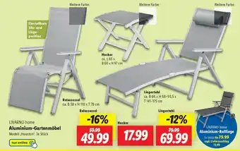 Lidl LIVARNO home Aluminium-Rollliege Angebot