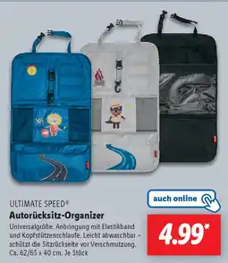 Lidl ULTIMATE SPEED Autorücksitz-Organizer Angebot