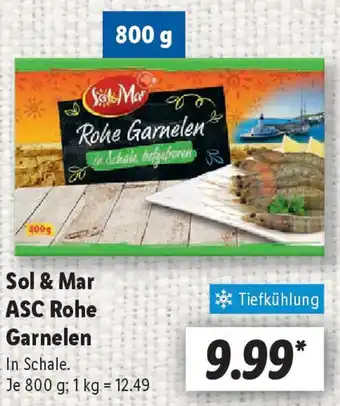 Lidl Sol & Mar ASC Rohe Garnelen Angebot