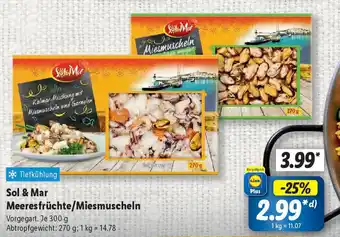 Lidl Sol & Mar Meeresfrüchte/Miesmuscheln Angebot