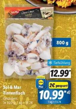 Lidl Sol & Mar Tintenfisch Angebot