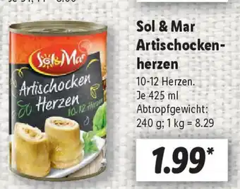 Lidl Sol & Mar Artischocken- herzen Angebot