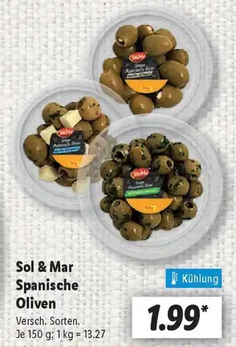 Lidl Sol & Mar Spanische Oliven Angebot