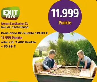 Netto Marken-Discount Exit Toys Aksent Sandkasten XL Angebot