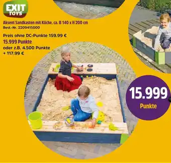 Netto Marken-Discount Exit Toys Aksent Sandkasten mit Küche Angebot