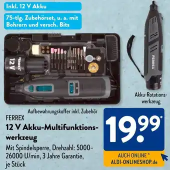 Aldi Süd FERREX 12 V Akku-Multifunktionswerkzeug Angebot