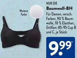 Aldi Süd NUR DIE Baumwoll-BH Angebot