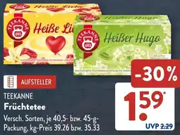 Aldi Süd TEEKANNE Früchtetee Angebot