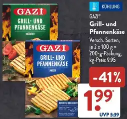 Aldi Süd GAZI Grill- und Pfannenkäse Angebot