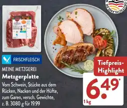 Aldi Süd MEINE METZGEREI Metzgerplatte Angebot