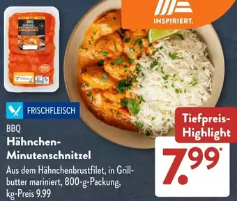 Aldi Süd BBQ Hähnchen Minutenschnitzel Angebot