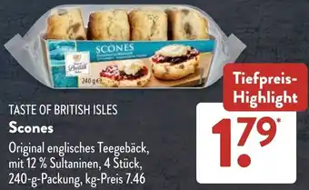 Aldi Süd TASTE OF BRITISH ISLES Scones Angebot