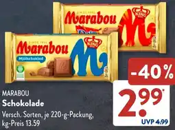 Aldi Süd MARABOU Schokolade Angebot