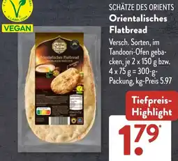 Aldi Süd SCHÄTZE DES ORIENTS Orientalisches Flatbread Angebot