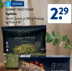 Aldi Süd GOURMET FINEST CUISINE Spätzle Angebot