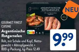 Aldi Süd GOURMET FINEST CUISINE Argentinische Rotgarnelen Angebot