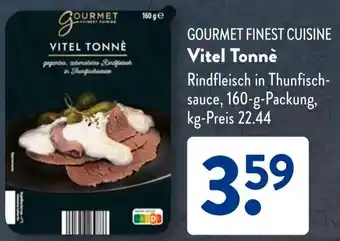 Aldi Süd GOURMET FINEST CUISINE Vitel Tonnè Angebot