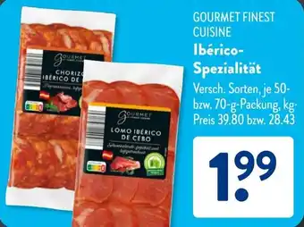 Aldi Süd GOURMET FINEST CUISINE Ibérico Spezialität Angebot