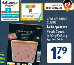 Aldi Süd GOURMET FINEST CUISINE Leberpastete Angebot