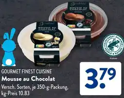 Aldi Süd GOURMET FINEST CUISINE Mousse au Chocolat Angebot