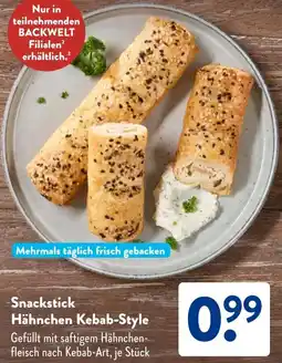 Aldi Süd Snackstick Hähnchen Kebab-Style Angebot