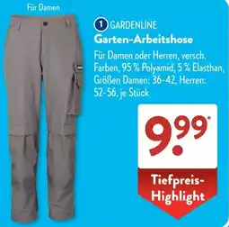 Aldi Süd GARDENLINE Garten-Arbeitshose Angebot