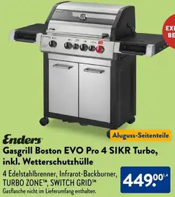 Aldi Süd Enders Gasgrill Boston EVO Pro 4 SIKR Turbo, inkl. Wetterschutzhülle Angebot