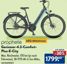 Aldi Süd Prophete Geniesser-4.3-Comfort Plus-E-City Angebot