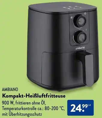 Aldi Süd AMBIANO Kompakt-Heißluftfritteuse Angebot